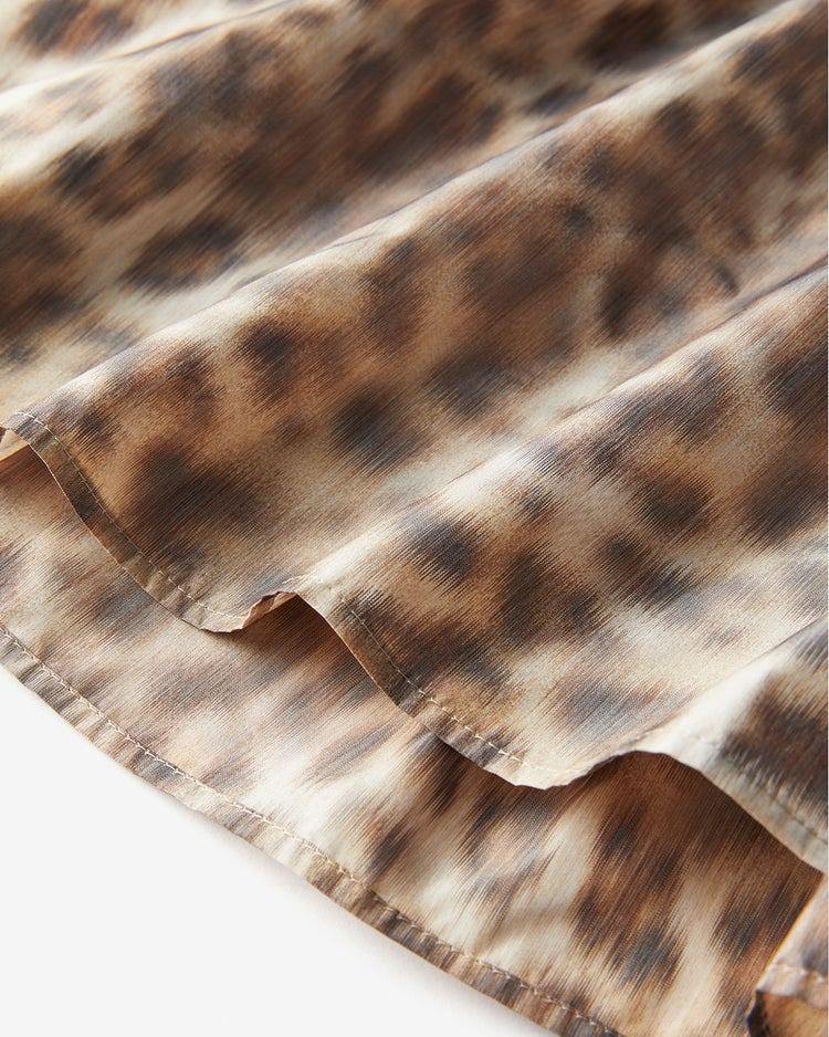 イタリアンタフタ・レオパードスカート 詳細画像 アニマル 9