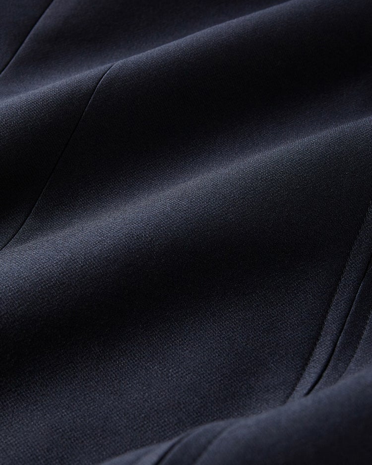 シルキーダブルフェイス・コクーンジレ 詳細画像 ネイビー 9