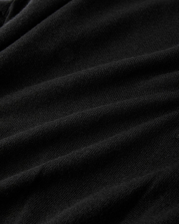 ドレープウール・深Vネックセーター 詳細画像 ブラック 9