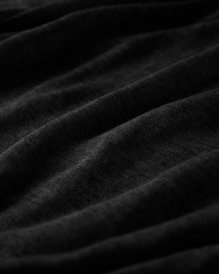 イタリア糸・タックプルオーバー 詳細画像 ブラック 3