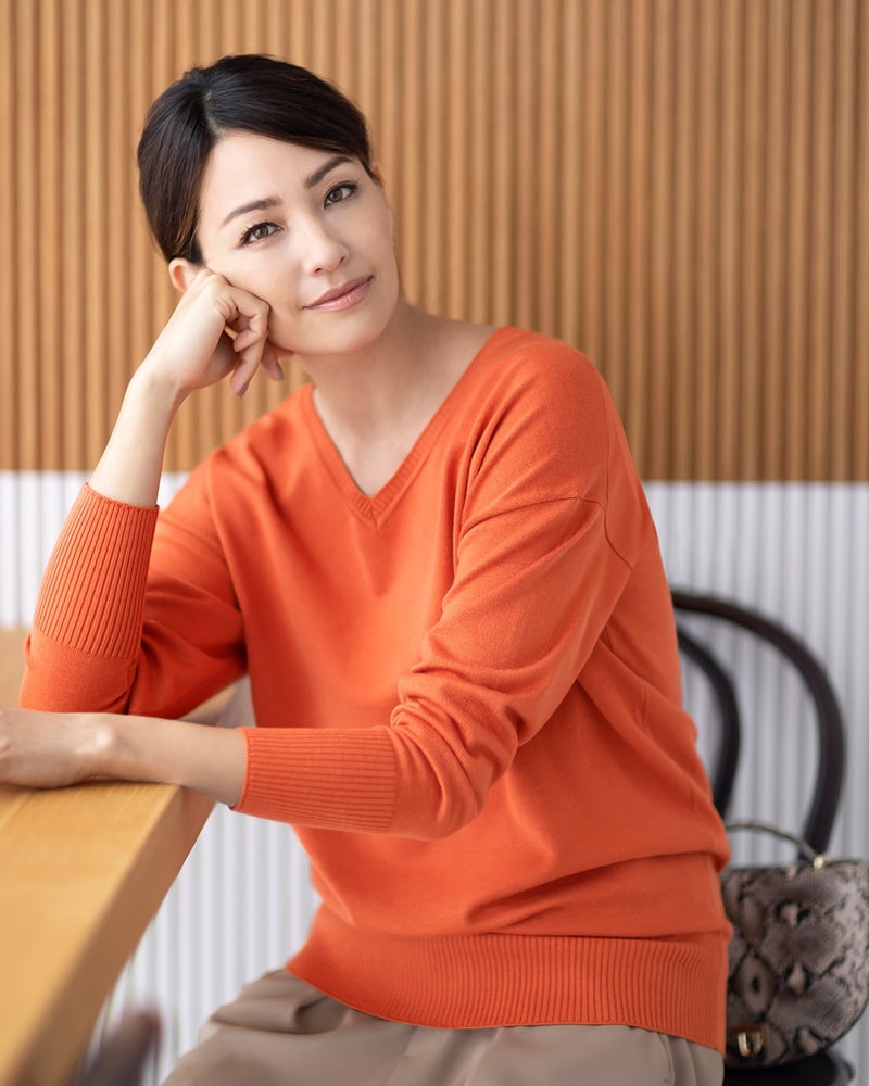 ミックスニット Vネックプルオーバー 40代50代からのレディース メンズファッション通販 Doclasse ドゥクラッセ