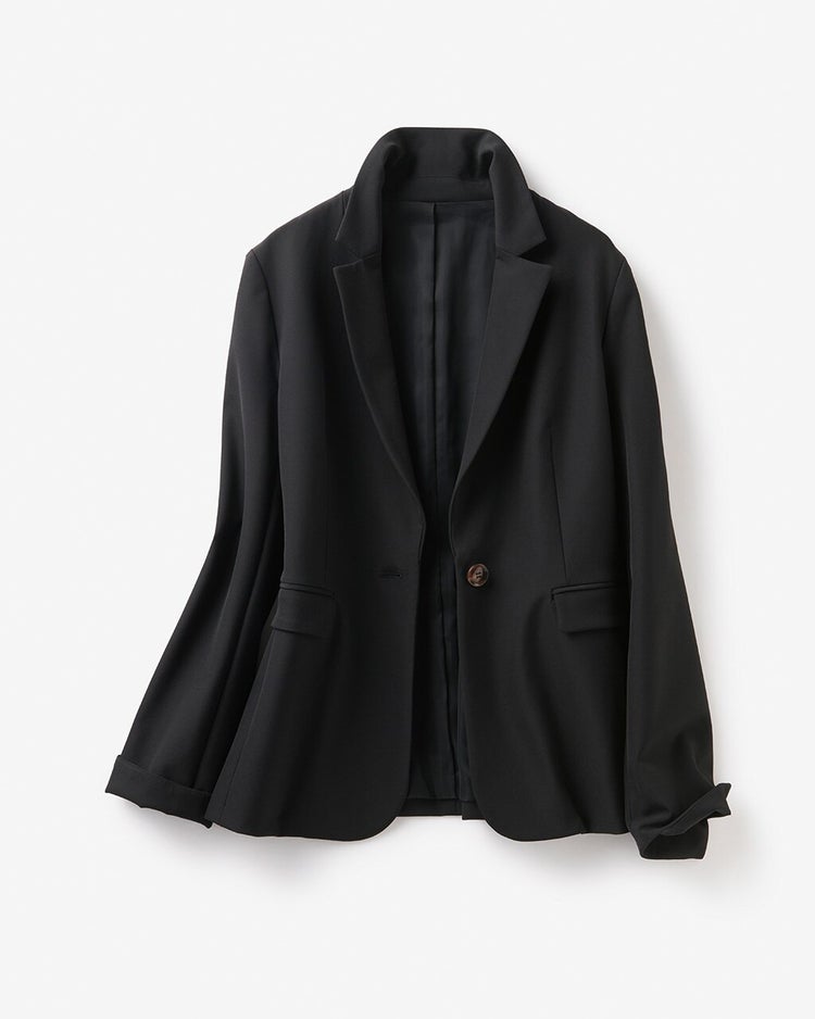 リラックスツイル・シングルジャケット 詳細画像 ブラック 4