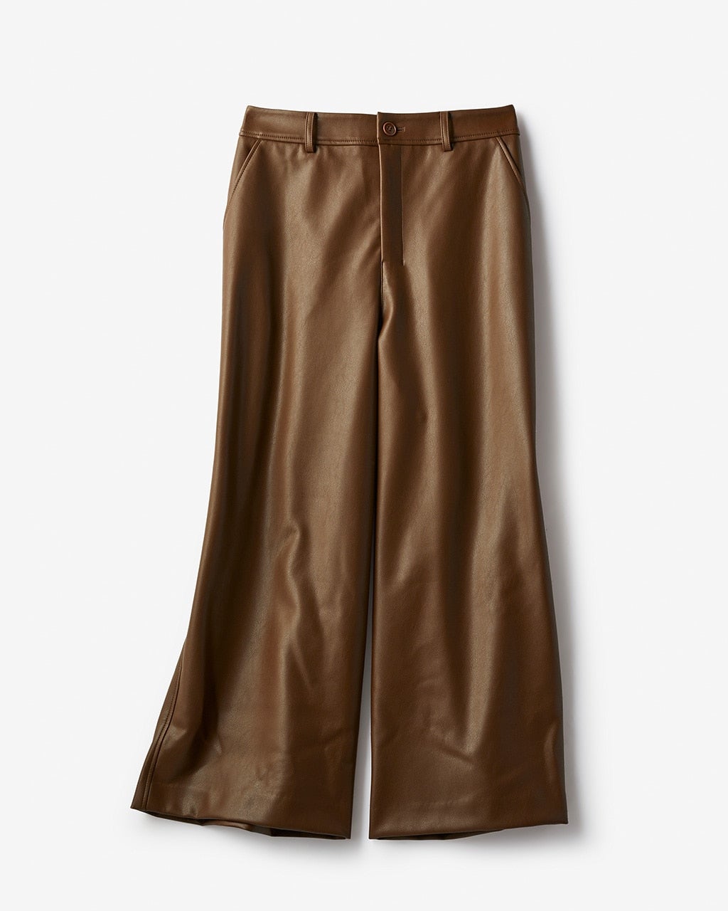 エコレザー・クロップトパンツ/40代50代からのレディース