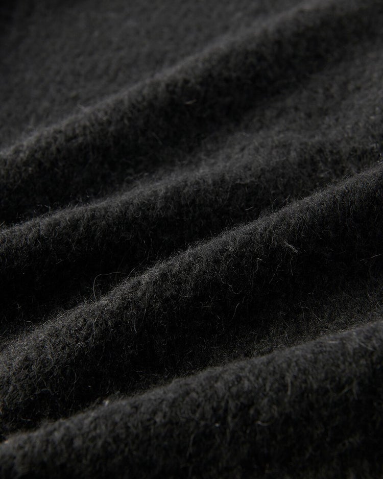 イタリア糸・アルパカ混ループジレ 詳細画像 ブラック 5