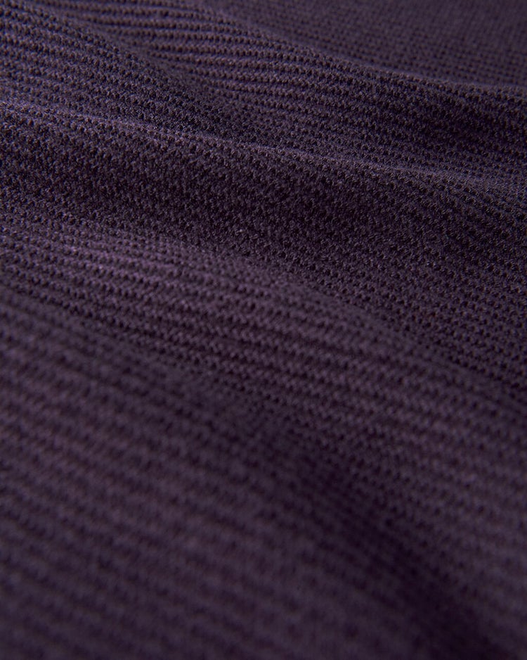 コンフォミックス・リブハイネック 詳細画像 茄子紺 2