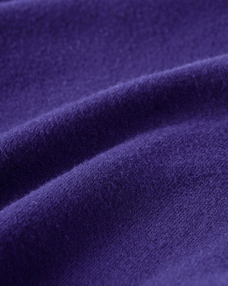 リブ使い・ハイネックチュニック 詳細画像 茄子紺 3