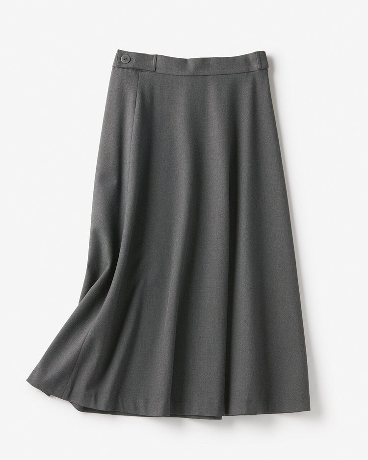 プレミアヒート・ミディフレアスカート 詳細画像 チャコール 6