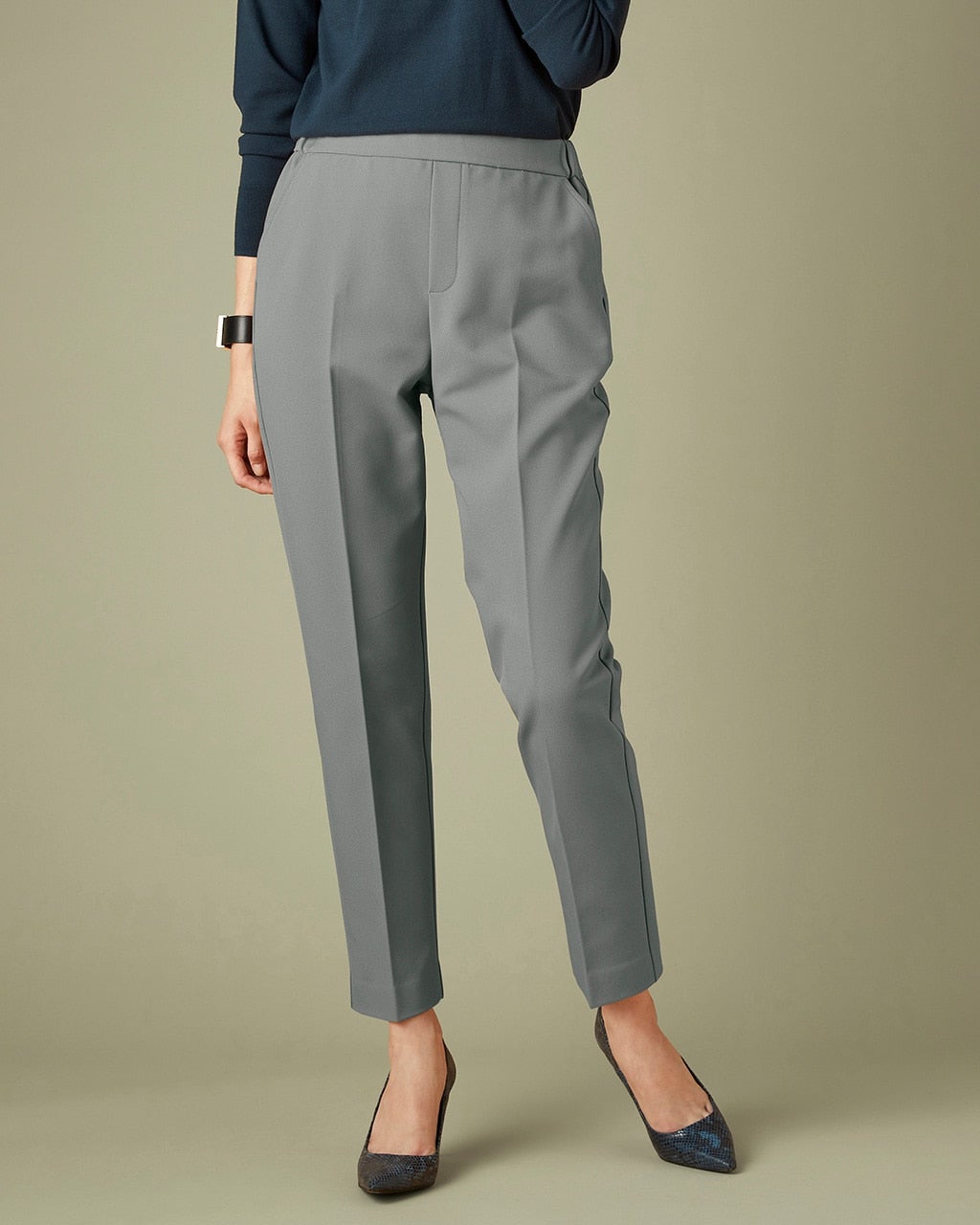 pas de calais】毛100柄カットソー✳︎試着のみ新品同様