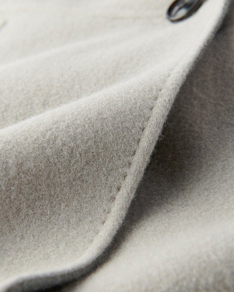 ダブルフェイスウール・ステンカラーコート 詳細画像 ライトグレー 4