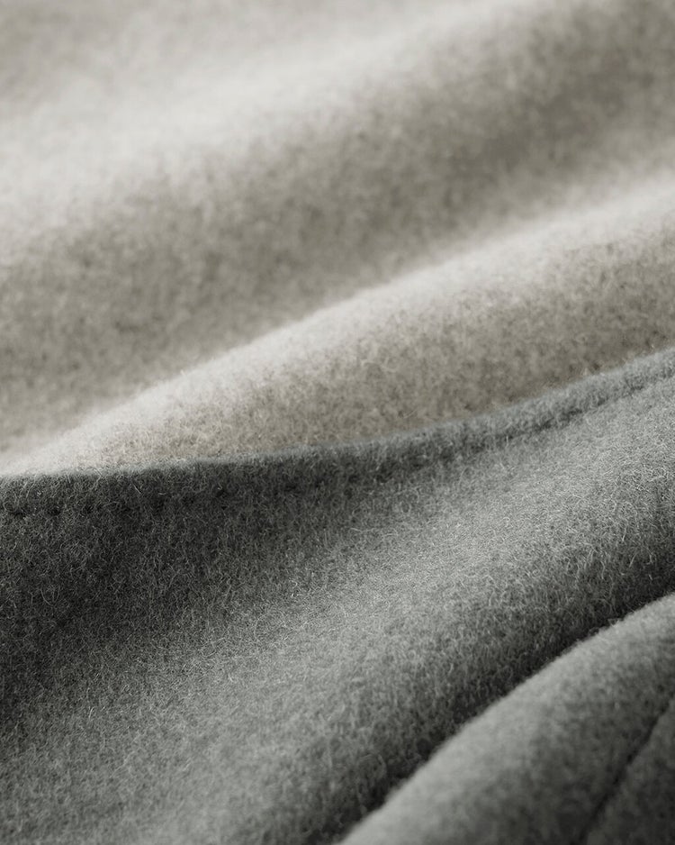 ダブルフェイスウール・ステンカラーコート 詳細画像 ライトグレー 8