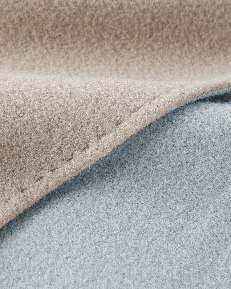 ダブルフェイスウール・ステンカラーコート 詳細画像 グレーパターン 3