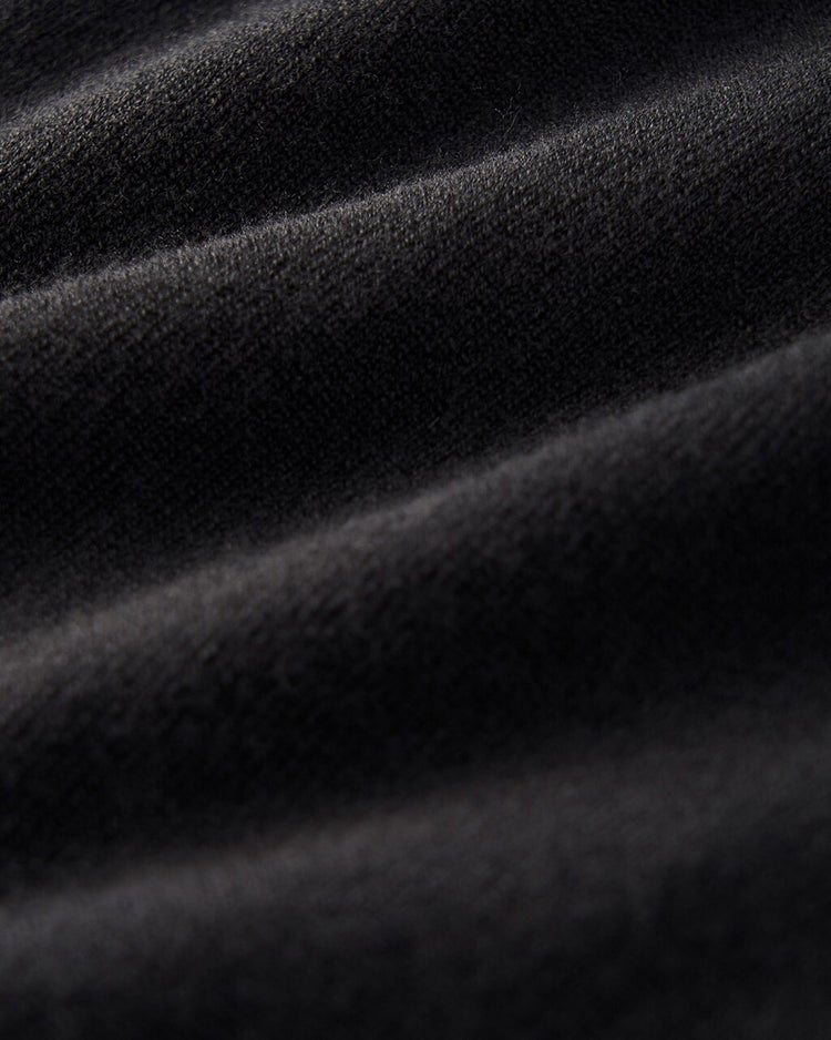 シルクフィール・配色スリットタートル 詳細画像 ブラック 3