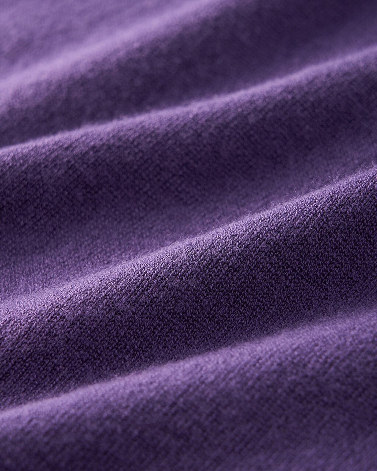 シルクフィール・配色スリットタートル 詳細画像 パープル 4