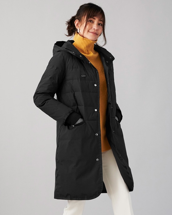 グログランフード・ダウンコート