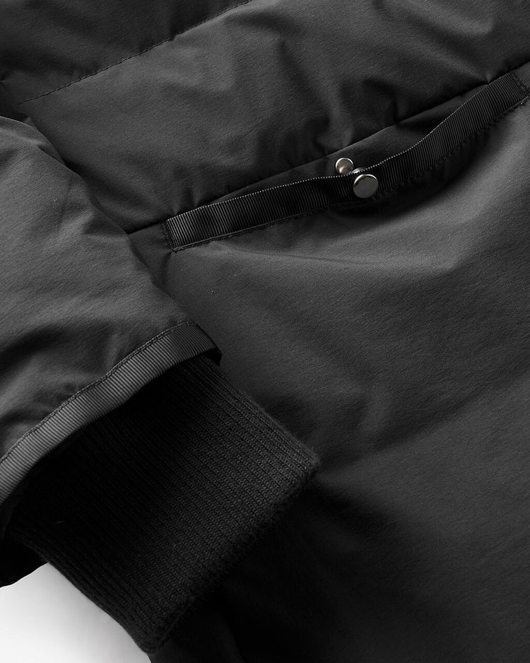 グログランフード・ダウンコート 詳細画像 ブラック 3