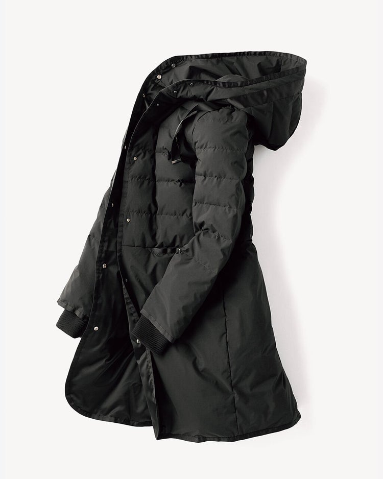 グログランフード・ダウンコート 詳細画像 ブラック 4