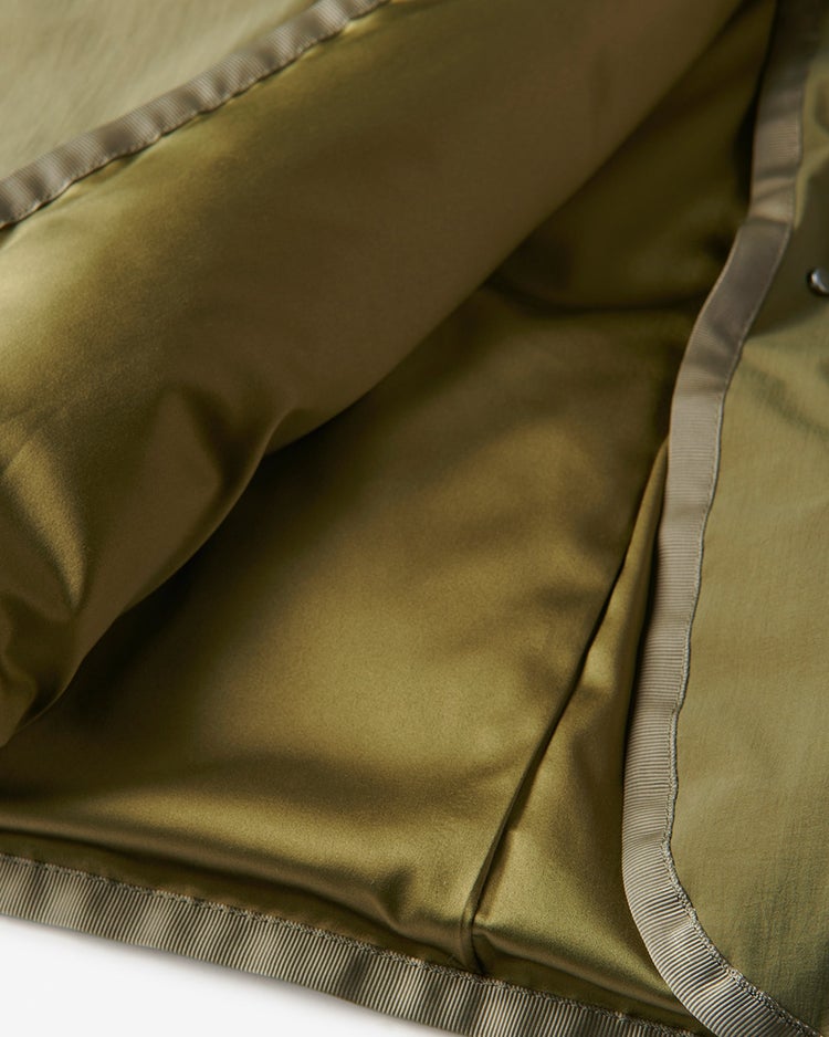 グログランフード・ダウンコート 詳細画像 カーキ 7