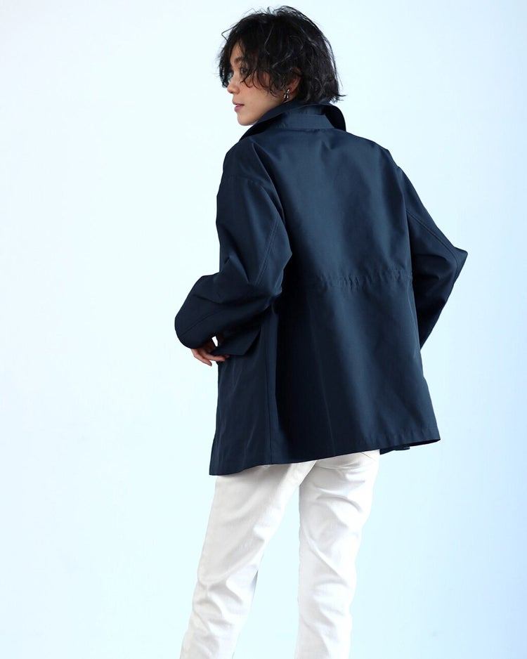 二重織メモリー・ショートコート 詳細画像 ネイビー 2