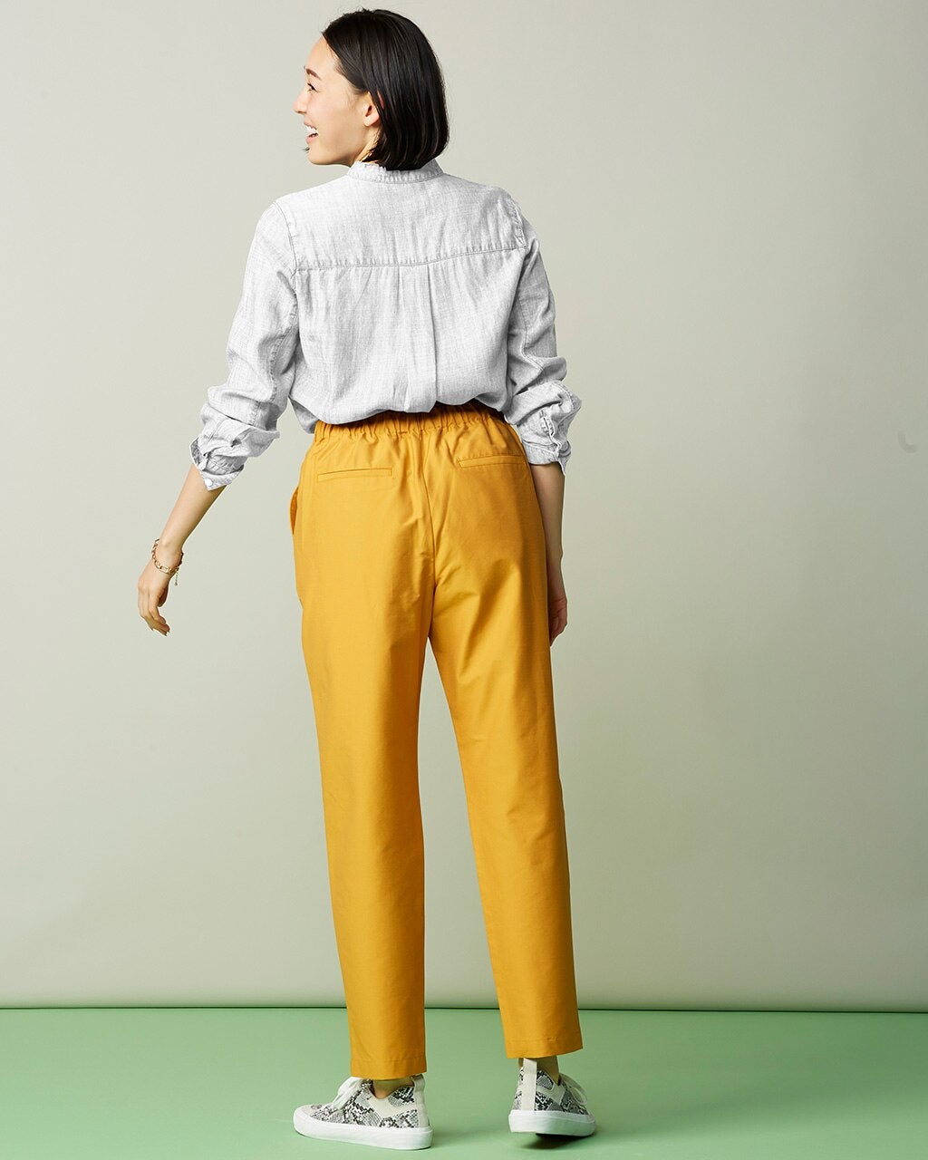 ソフトコットン・タックテーパード/DoCLASSE