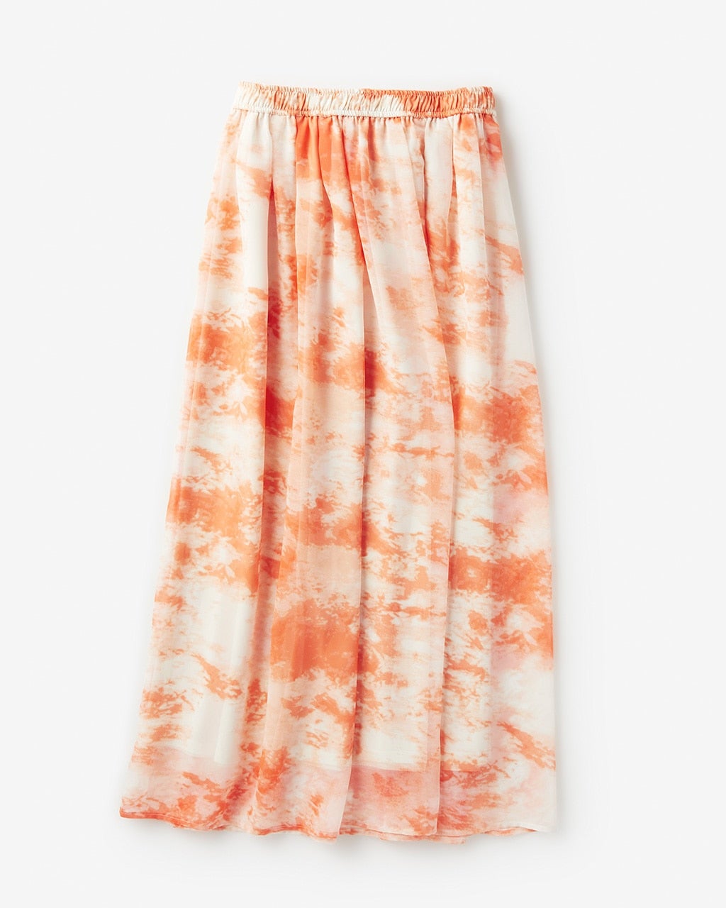 デサント　オレンジ ポケット付きスカート DIESEL｜フロントポケットジップスカート