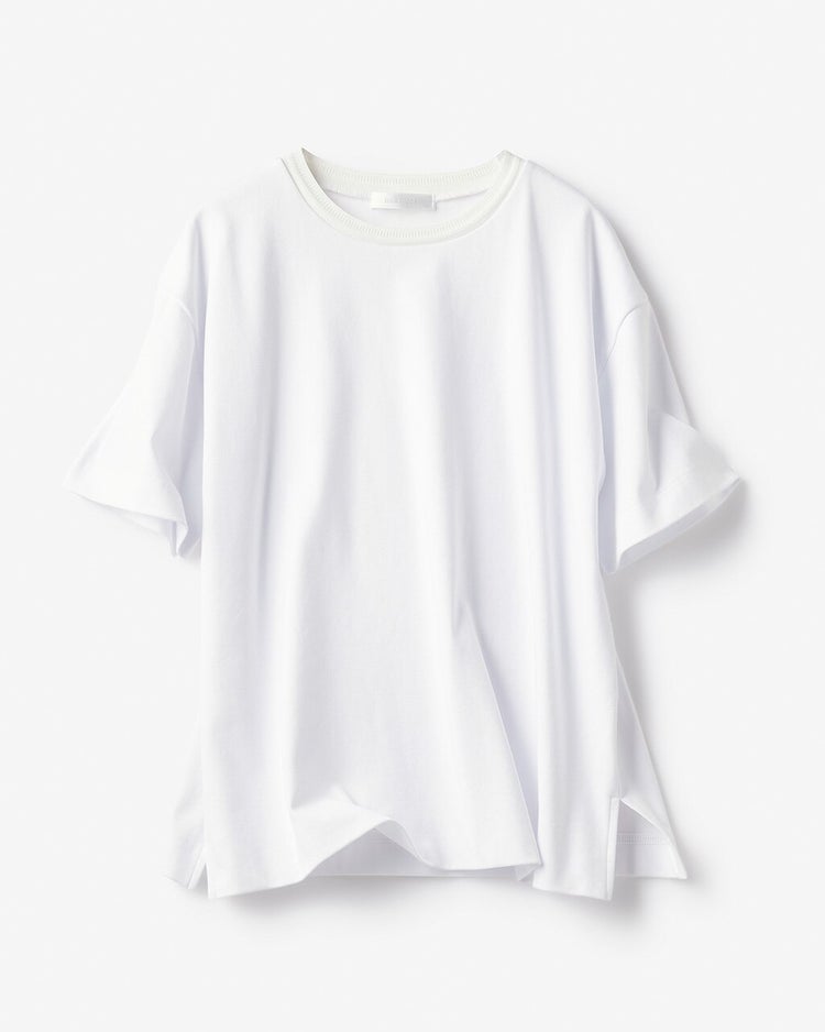 抜け感クルーネック／半袖・ドゥクラッセTシャツ 詳細画像 ホワイト 6