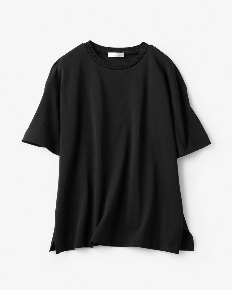 抜け感クルーネック／半袖・ドゥクラッセTシャツ 詳細画像 ブラック 5