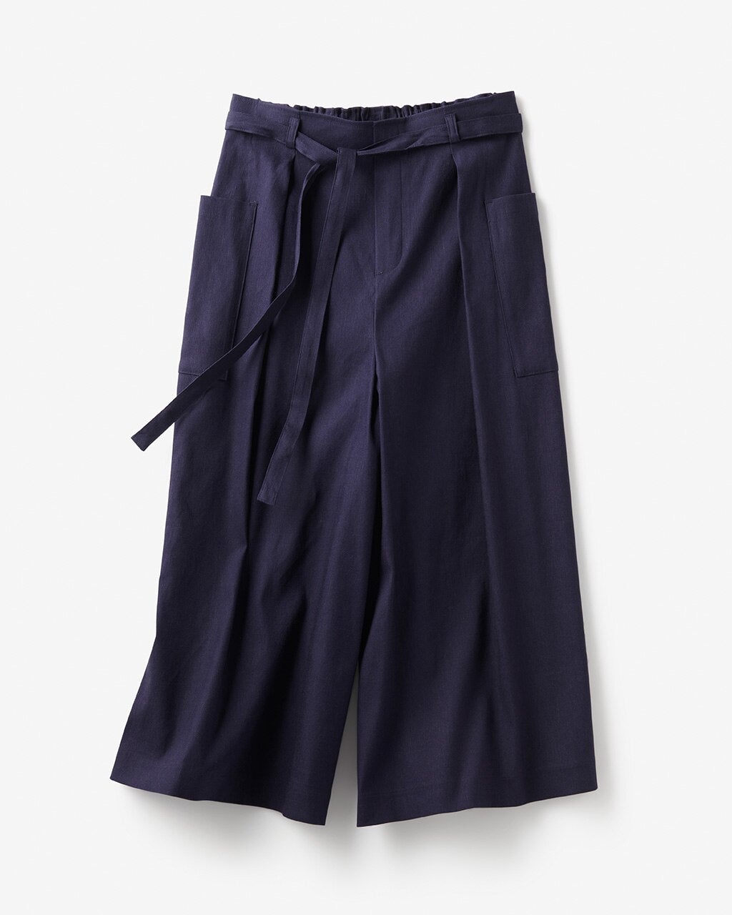 Lisette リゼッタ リネン タック ガウチョパンツ Lisette リゼッタ リネン タック ガウチョパンツ ワイドパンツ