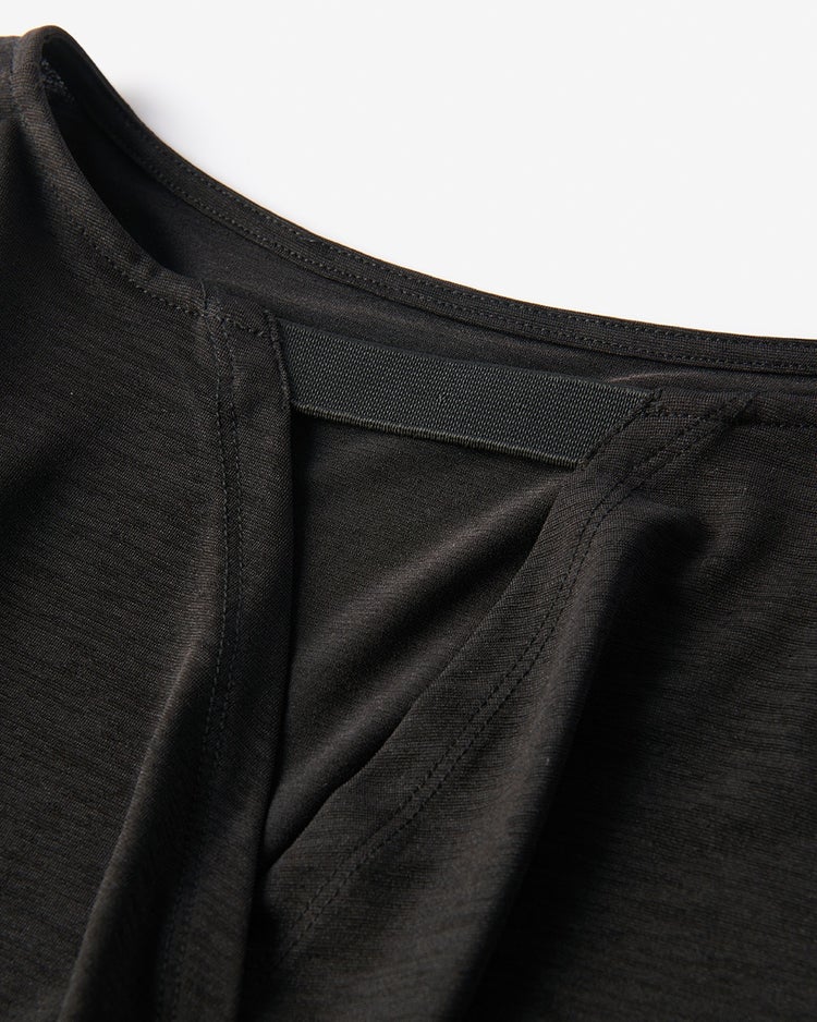 UVスラブ・オープンバックチュニック 詳細画像 ブラック 3