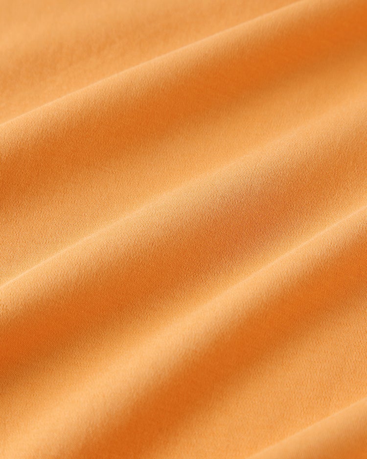 ラウンドフレア／５分袖・ドゥクラッセTシャツ 詳細画像 ライトオレンジ 4