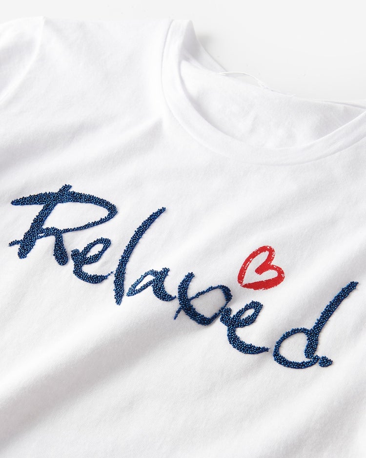 コットンスラブ・プリントTシャツ 詳細画像 ホワイト 2