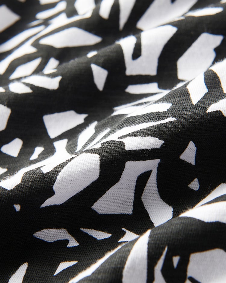 コットンスラブ・プリントTシャツ 詳細画像 ブラック 2