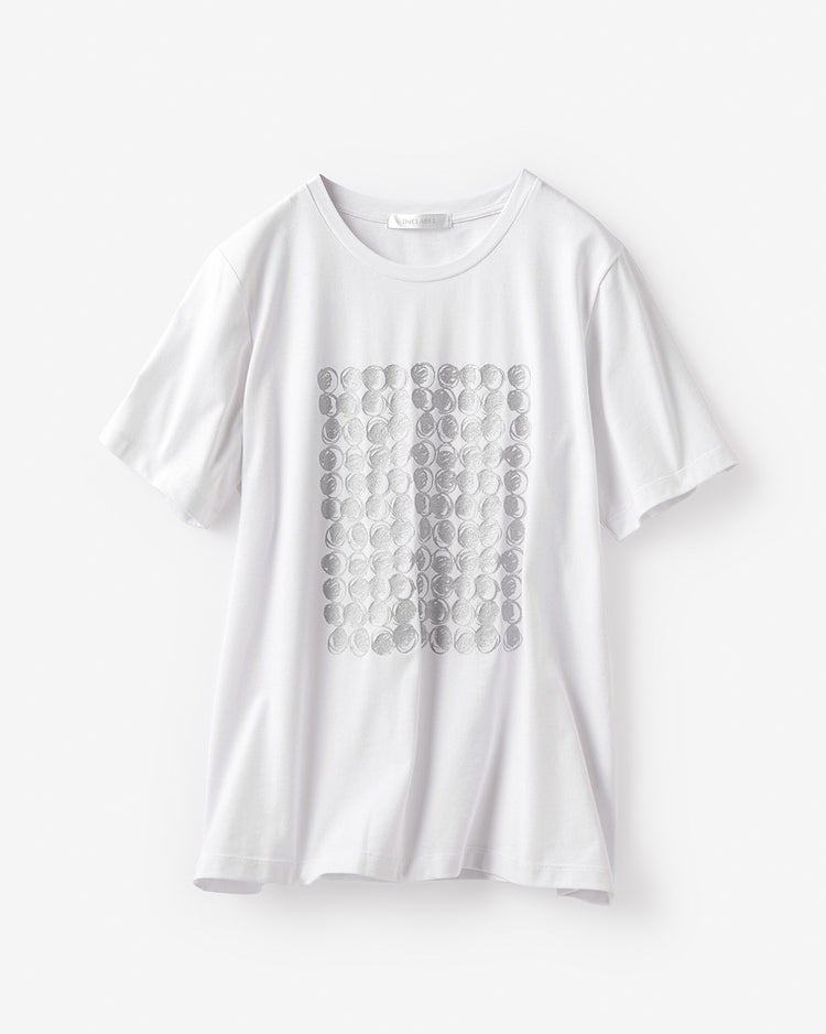 コットンミックス・グラフィックTシャツ 詳細画像 シルバー 1