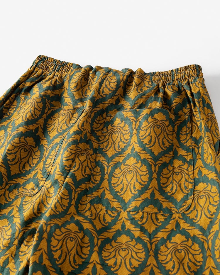 14番リネン・リラクシーワイド／68cm 詳細画像 イエローパターン 3