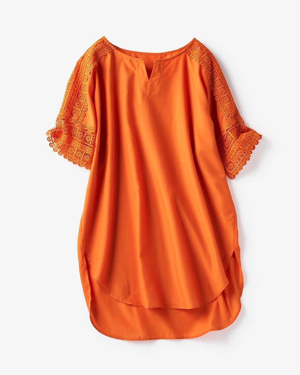 最も KLOKE オレンジ リネンカットソー Tシャツ/カットソー(半袖/袖