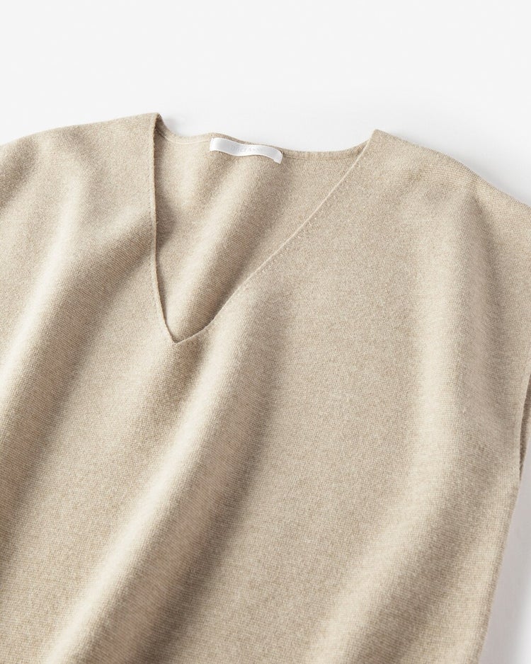 ミラノリブ・ニットベスト 詳細画像 グレーベージュ 3