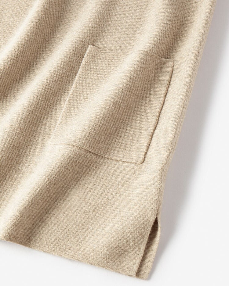 ミラノリブ・ニットベスト 詳細画像 グレーベージュ 4