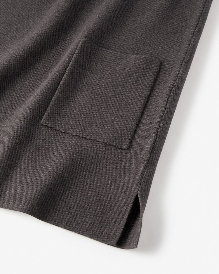 ミラノリブ・ニットベスト 詳細画像 チャコール 3