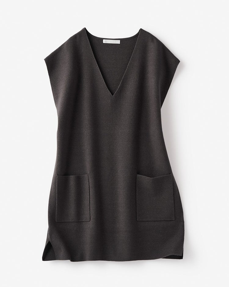 ミラノリブ・ニットベスト 詳細画像 チャコール 5