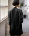 スヌード付き・ハイネックロングニット 詳細画像