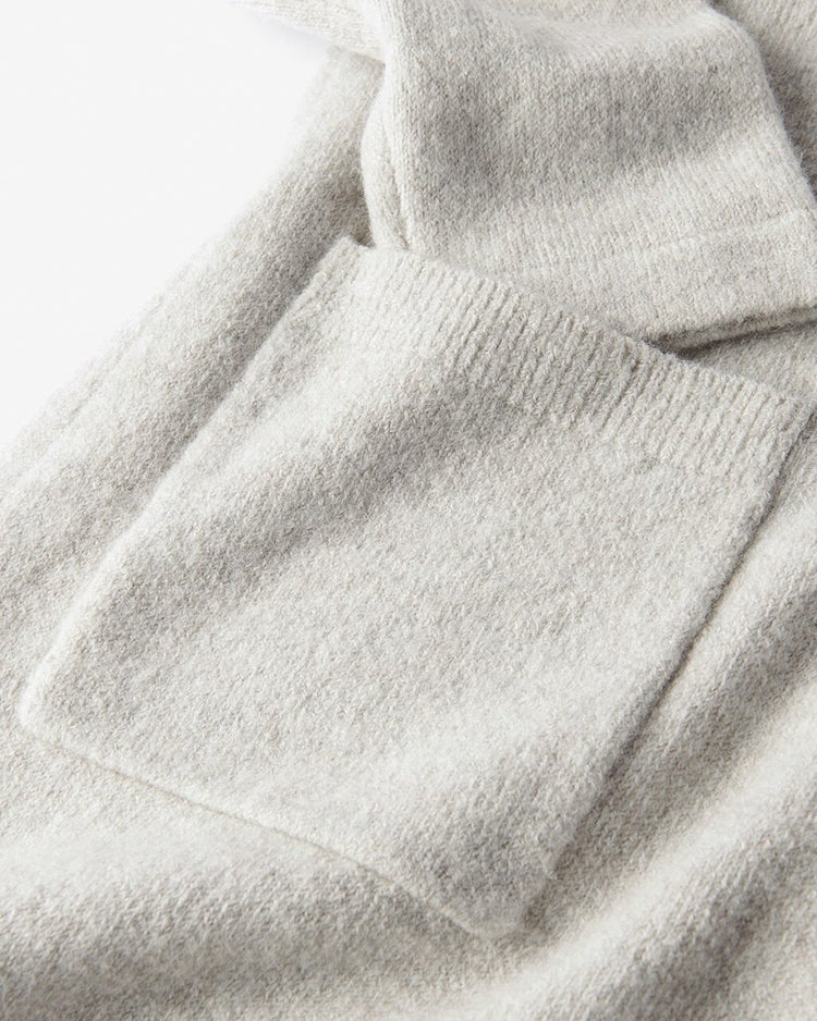 フラッフィーニット・フーディジャケット 詳細画像 グレーベージュ 4
