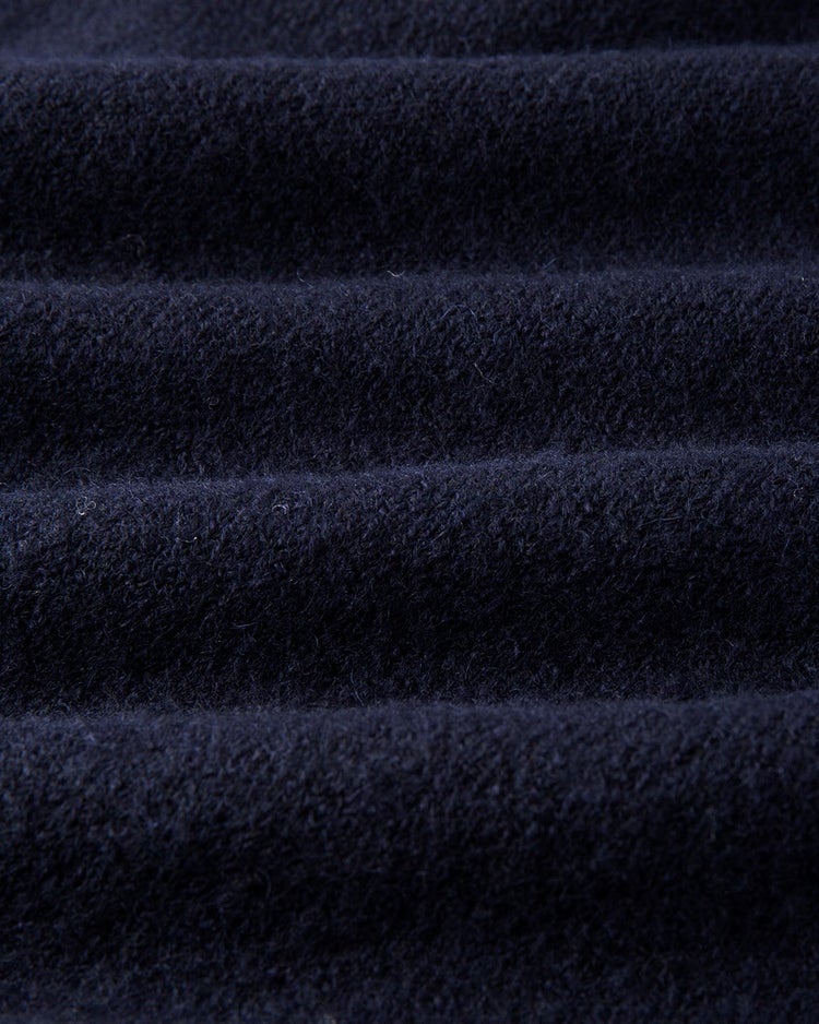 フラッフィーニット・フーディジャケット 詳細画像 ミッドナイトブルー 5