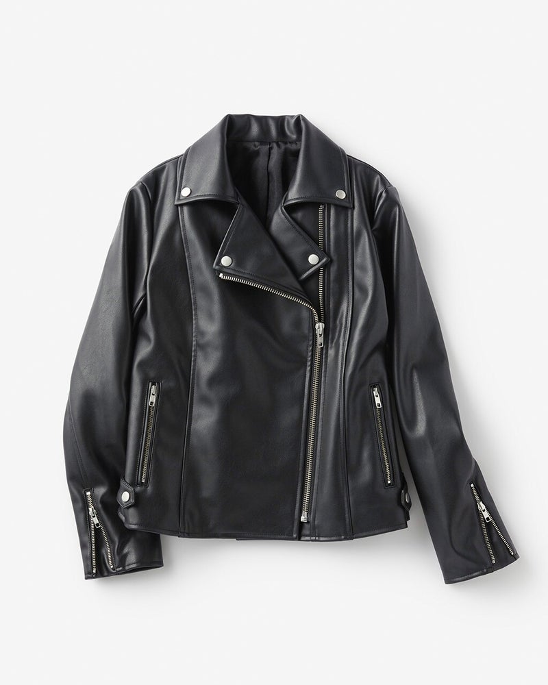 エコレザー ライダースジャケット 40代50代からのレディース メンズファッション通販 Doclasse ドゥクラッセ