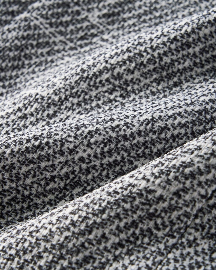 ななこ織り・ロングジャケット 詳細画像 ブラックパターン 5