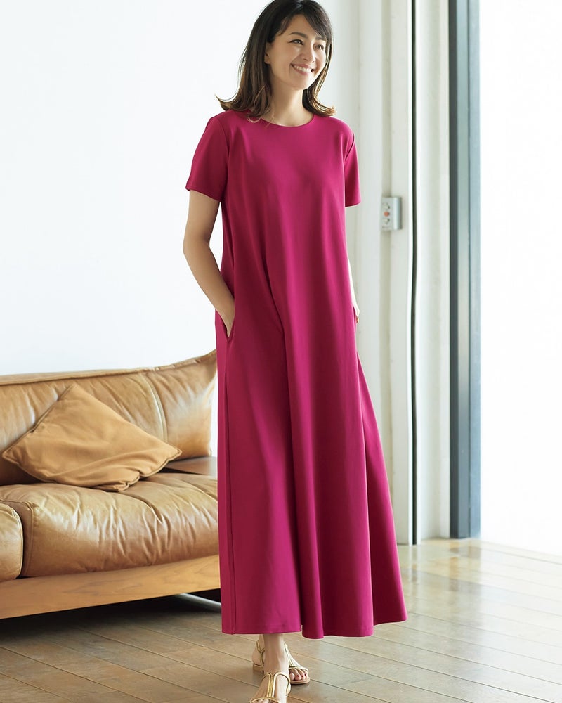 ドゥクラッセt ボートネックワンピース 半袖 40代50代からのレディース メンズファッション通販 Doclasse ドゥクラッセ