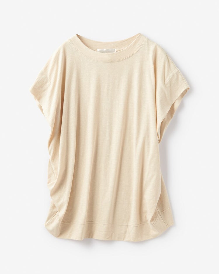 コットンスラブ・ソリッドTシャツ 詳細画像 ライトベージュ 4