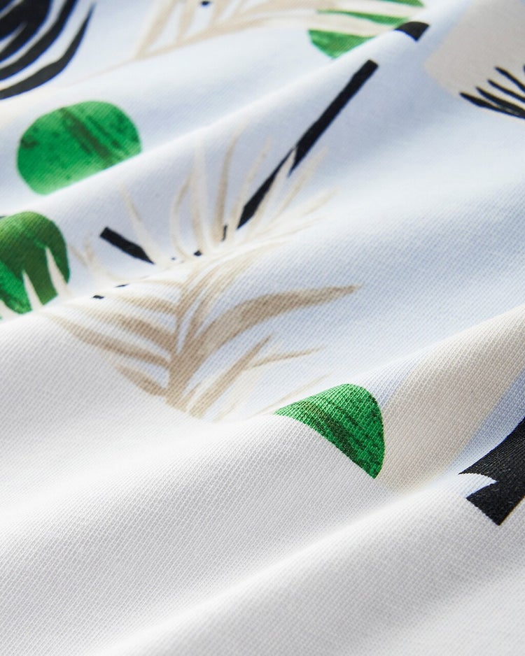 ミックスコットン・フレンチ袖Tシャツ 詳細画像 ブルー 2