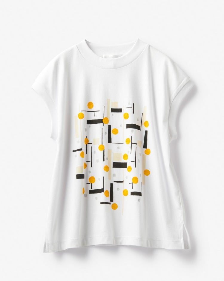ミックスコットン・フレンチ袖Tシャツ 詳細画像 オレンジ 1