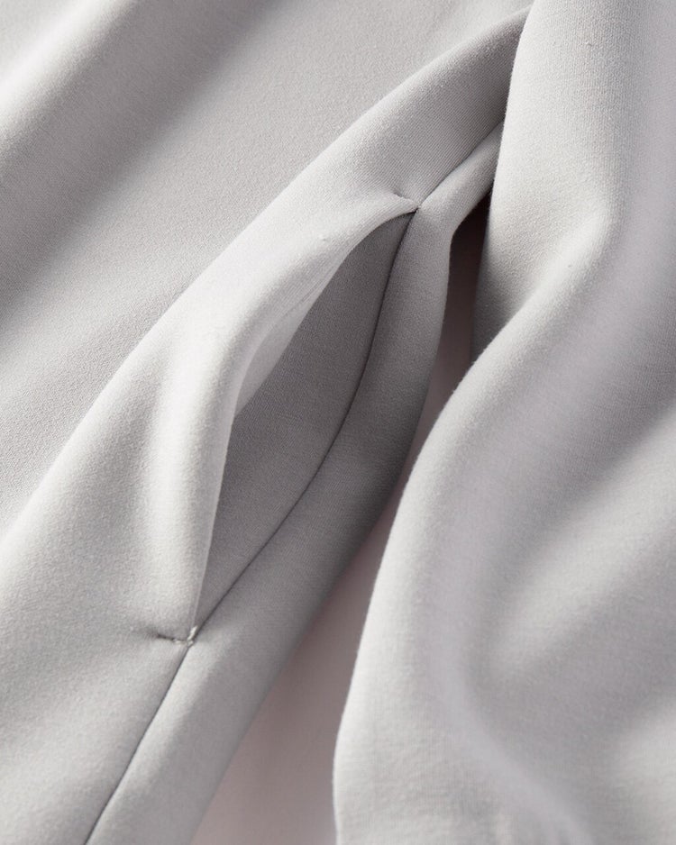 接結スムース・レイヤード風パーカー 詳細画像 グレー 5