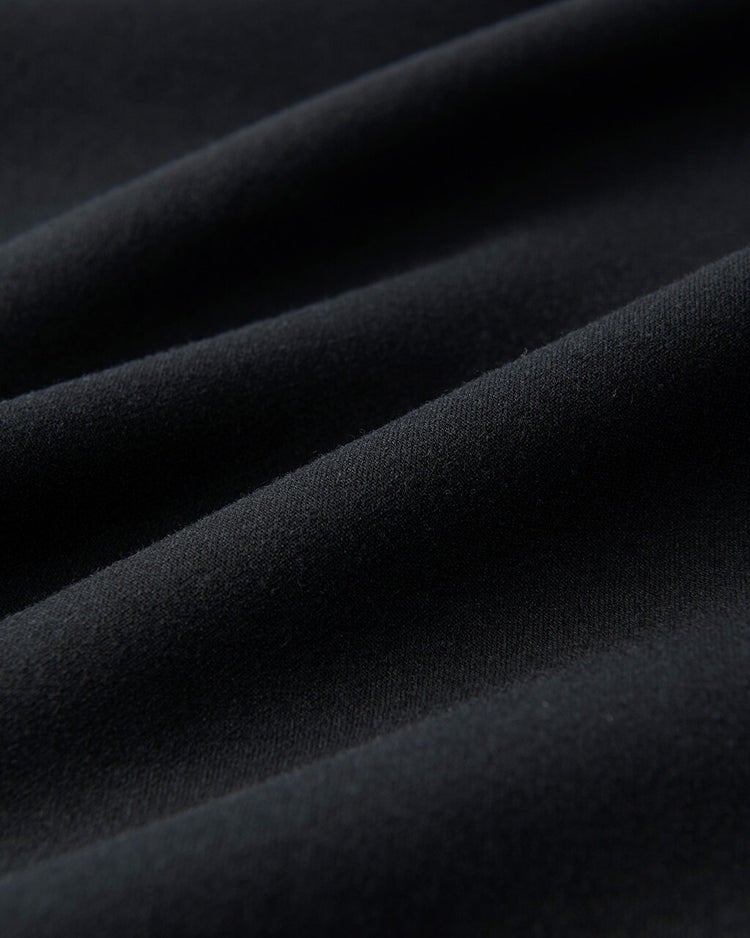 接結スムース・レイヤード風パーカー 詳細画像 ブラック 4