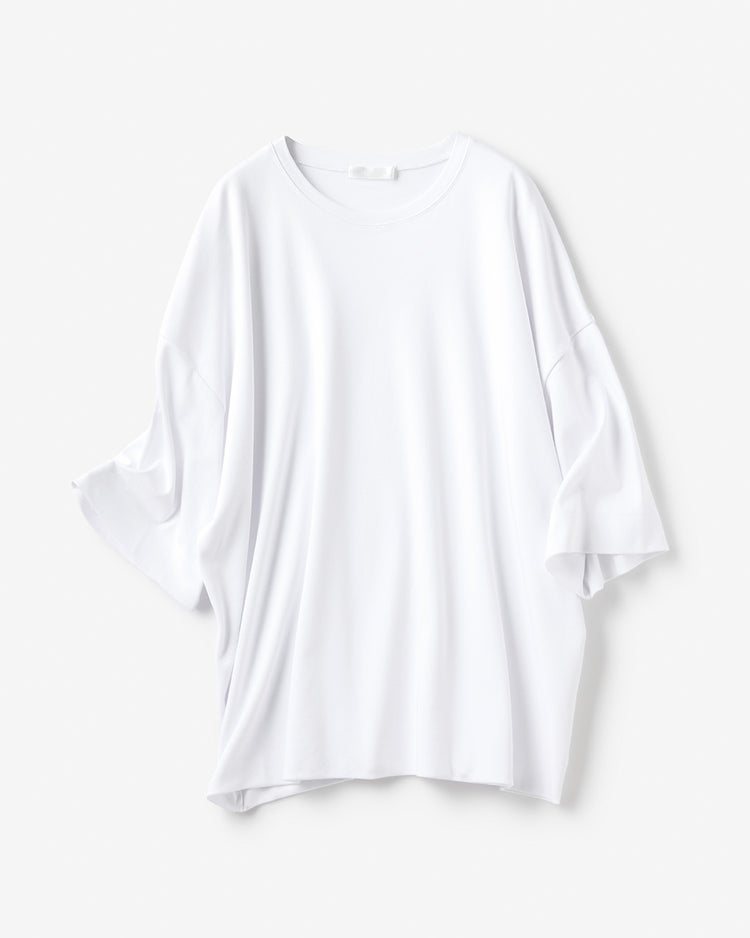 カジュアルクルー／6分袖・ドゥクラッセTシャツ 詳細画像 ホワイト 4